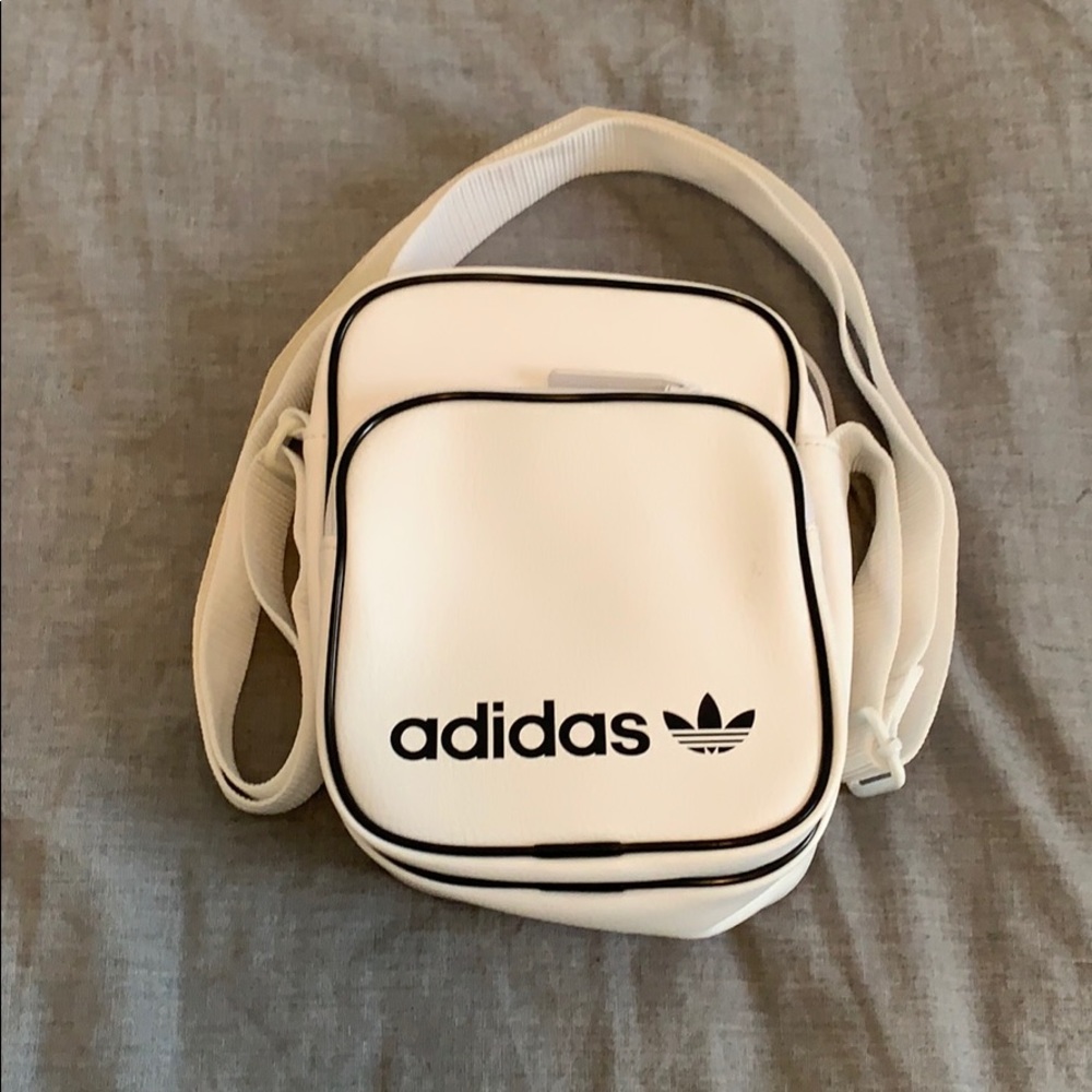 ADIDAS White Shoulder Bag